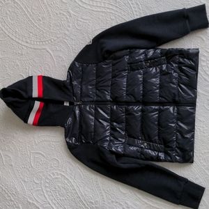 Moncler Navy Logo Hoodie